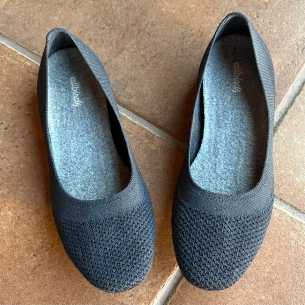 All Birds Tree Breezer Natural Mesh Ballet Flats Minimalist Comfort size 10